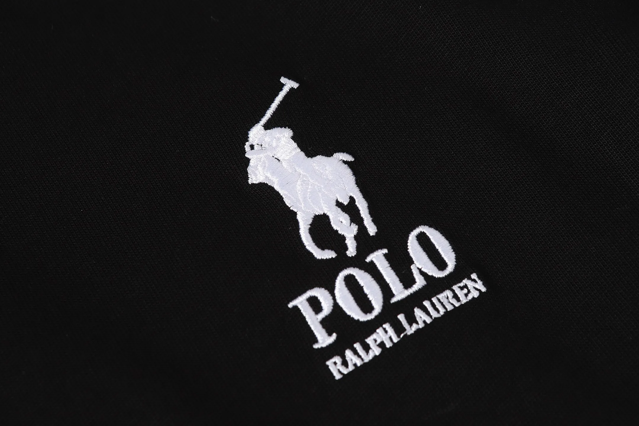 P140 💰 Actual pictures [High-end quality] Code: 8910# Color: Black White Size: S to XXL 2026ss New Ralph Lauren 320g customized fabric Round neck short sleeves Special embroidery Burnt patch Loose version for men and women